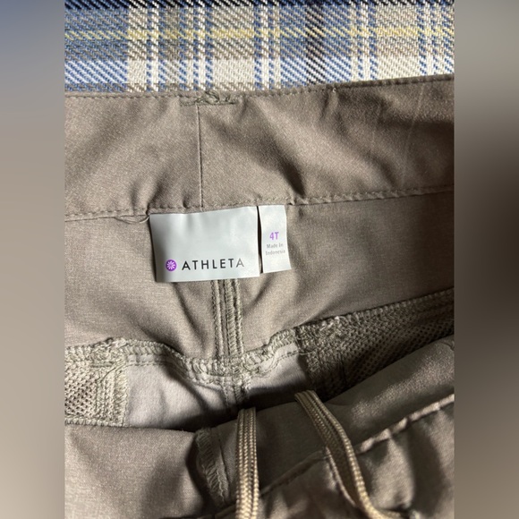 Athleta Dipper Cargo Pants Tan Size 4T - Picture 6 of 9